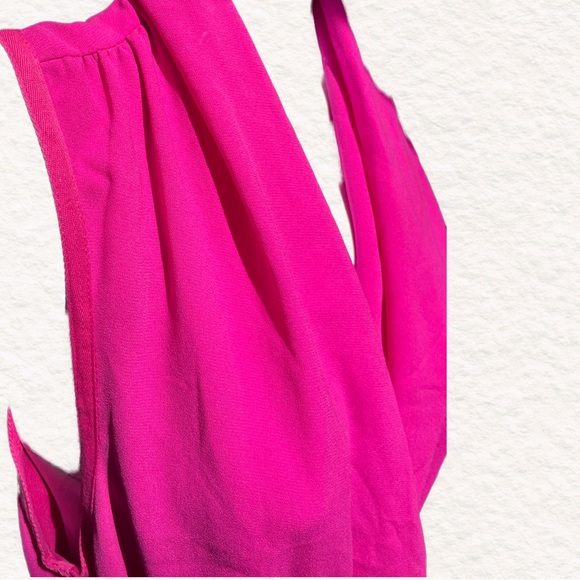 Wilfred XXS Hot Pink Dress with Pockets- fabric made in Japan - Picture 3 of 7